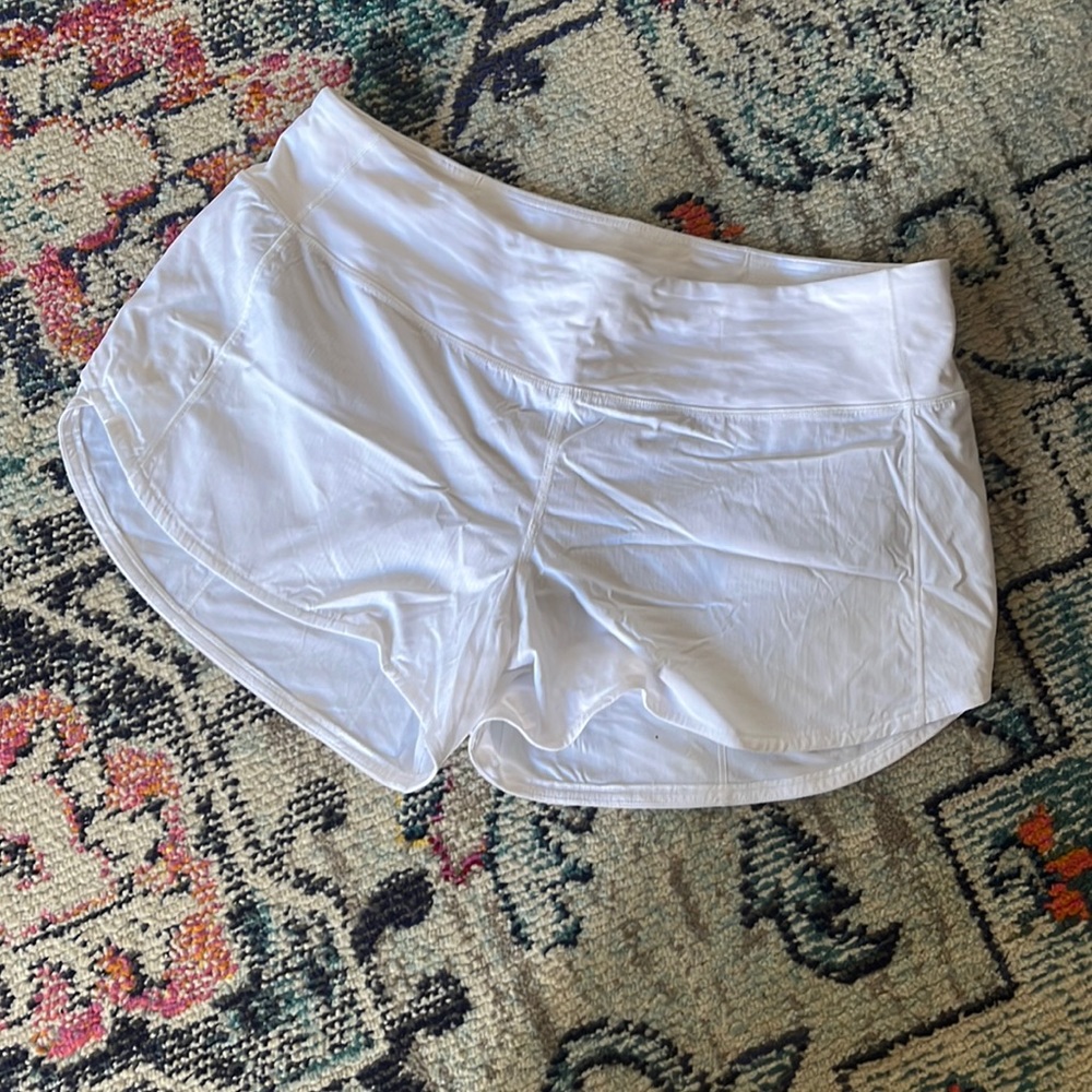 Lululemon white shorts